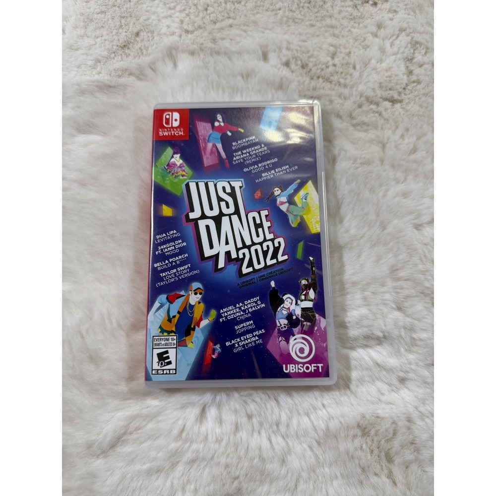 Ubisoft Just Dance 2022 Nintendo Switch Purple Music Rhythm Video Game